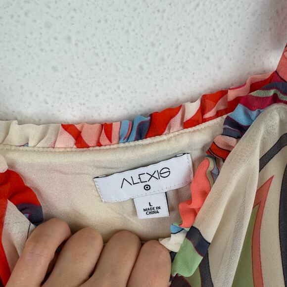 Alexis X Target Retro Floral Tiered Maxi Dress - Picture 5 of 8